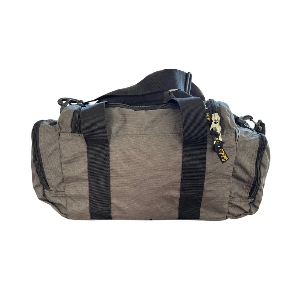 Cabela's Gray Cath All Gear Bag Duffel Hunting Range Travel Shoulder Strap Large